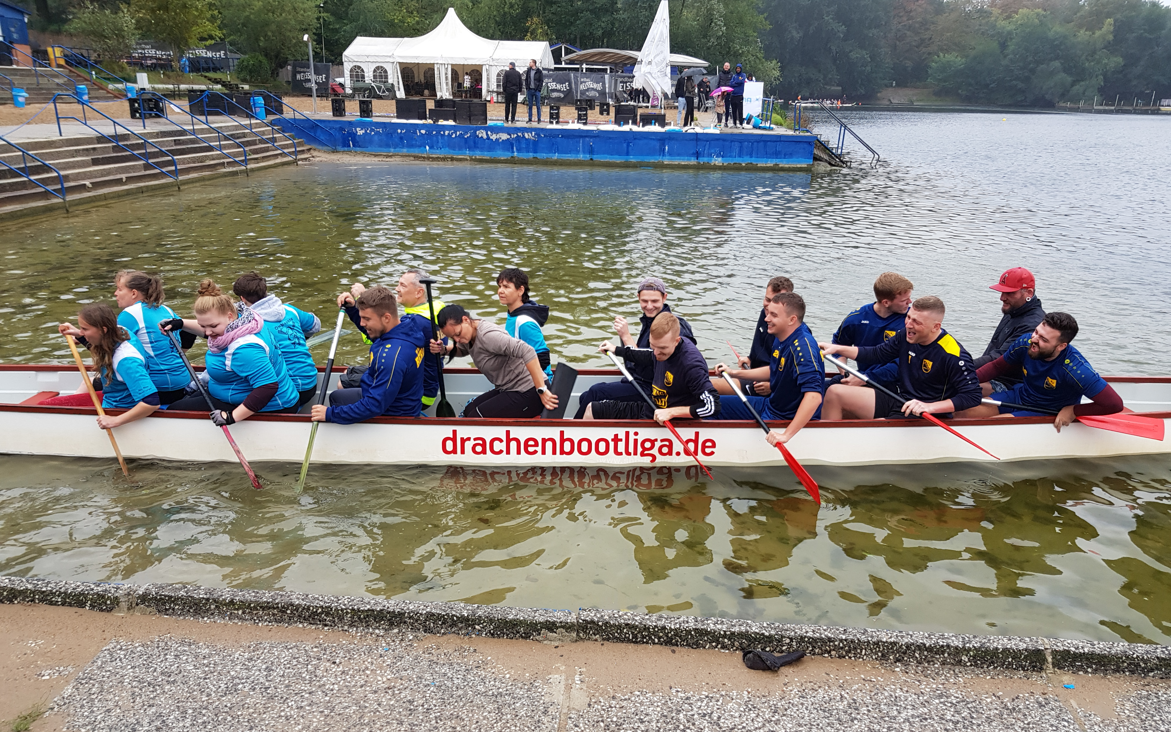 Wir waren beim 16. Drachenbootcup am 05.10.2024 im Weißen See wieder am Start!