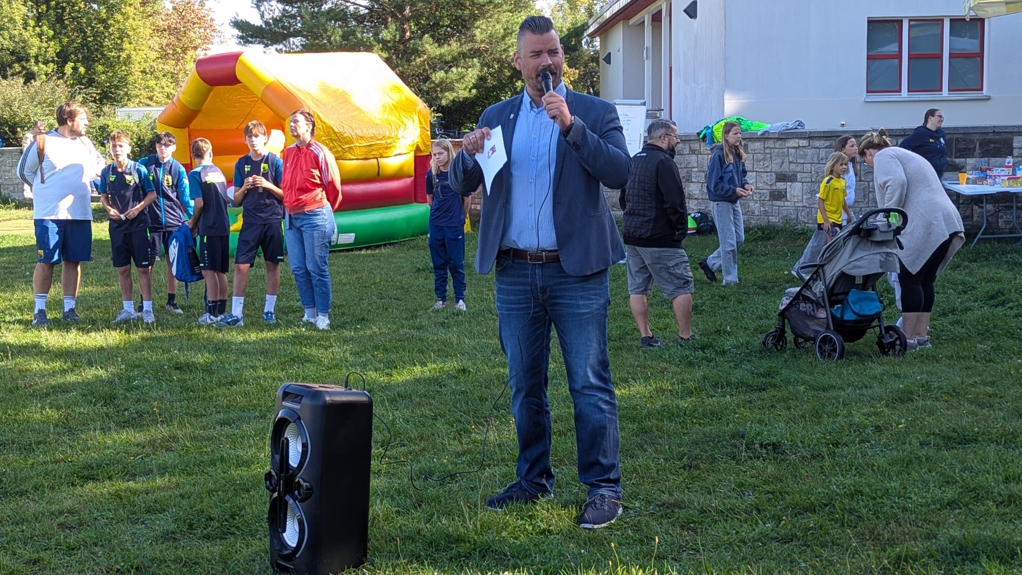Begrüßungsworte des Stadtrats für Schule und Sport, Jörn Pasternack